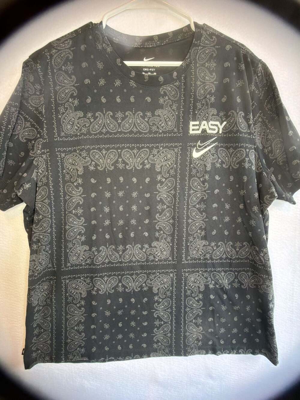 Nike Kevin Durant KD Easy Dri-Fit Paisley Bandana Print T-Shirt